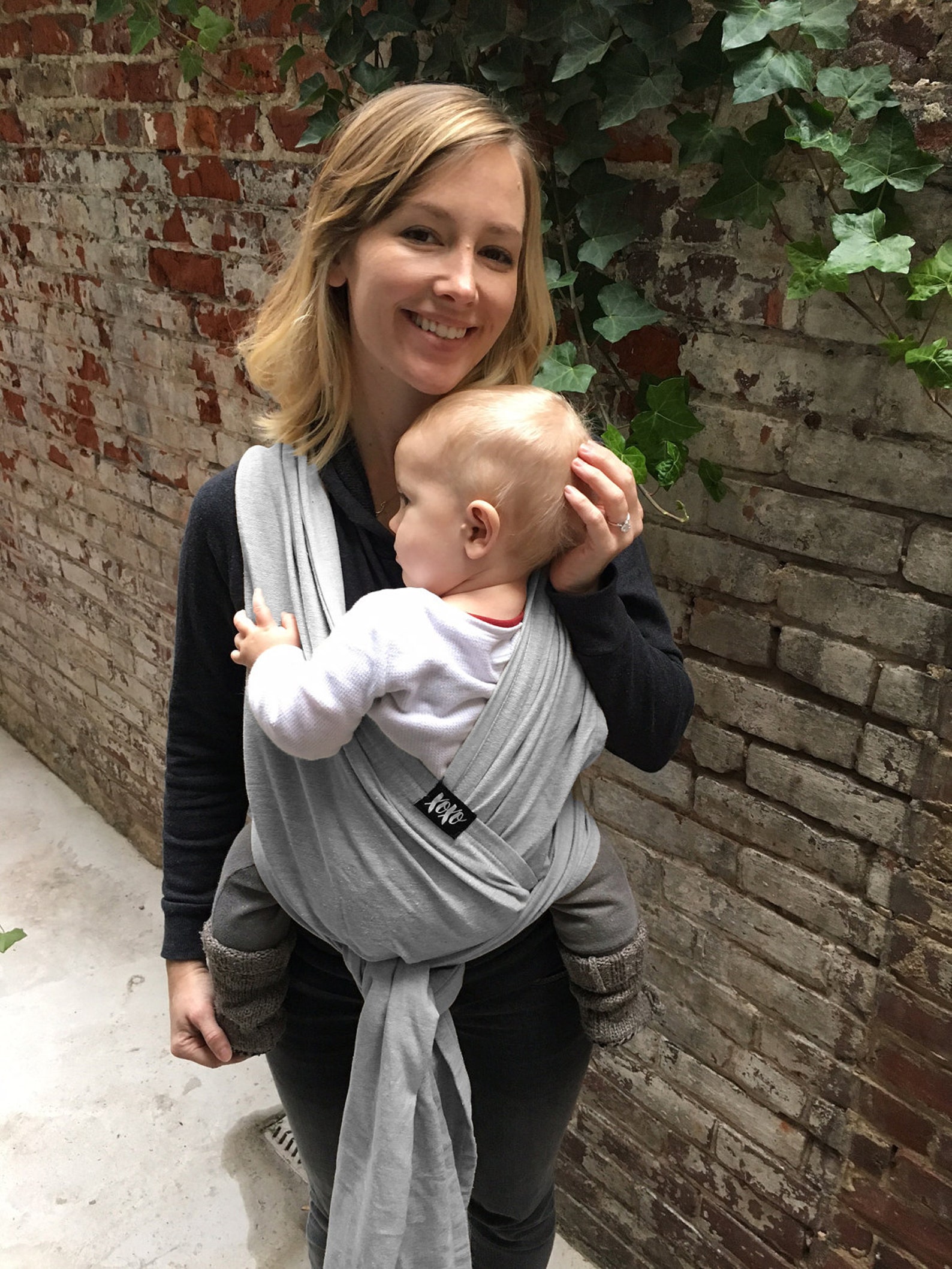 Xoxo buckle wrap baby carrier everyday gray made with eco2 Etsy