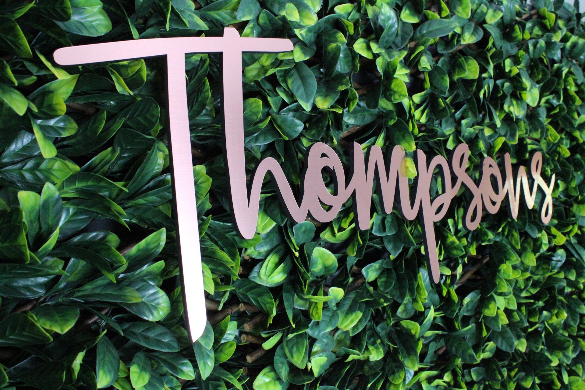 Large wedding sign / Rose Gold / Gold / Silver FREE SHIPPING | Etsy