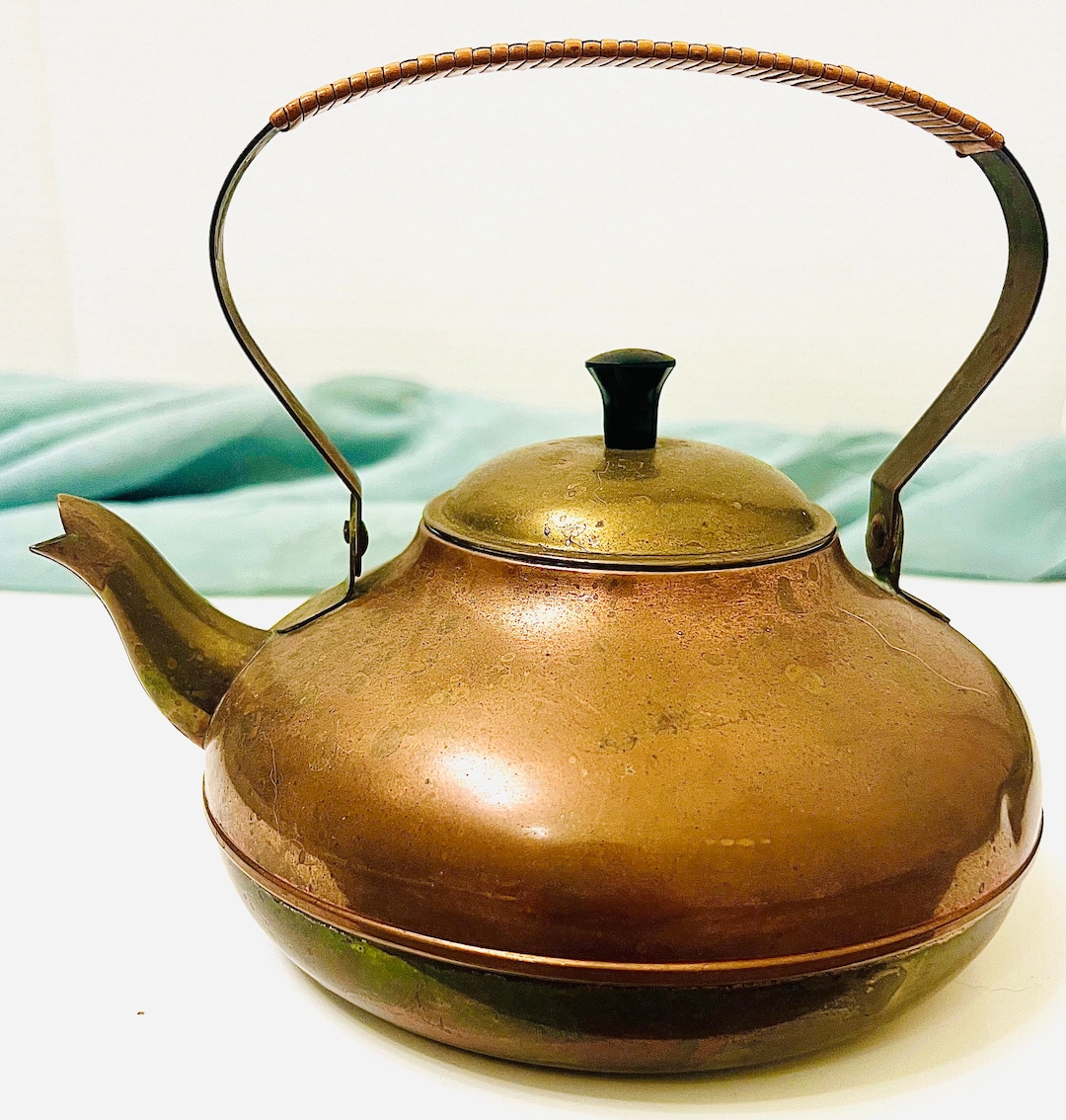 Antique Copper Tea Kettle/ Antique Tea Kettle/ Copper Tea Kettle