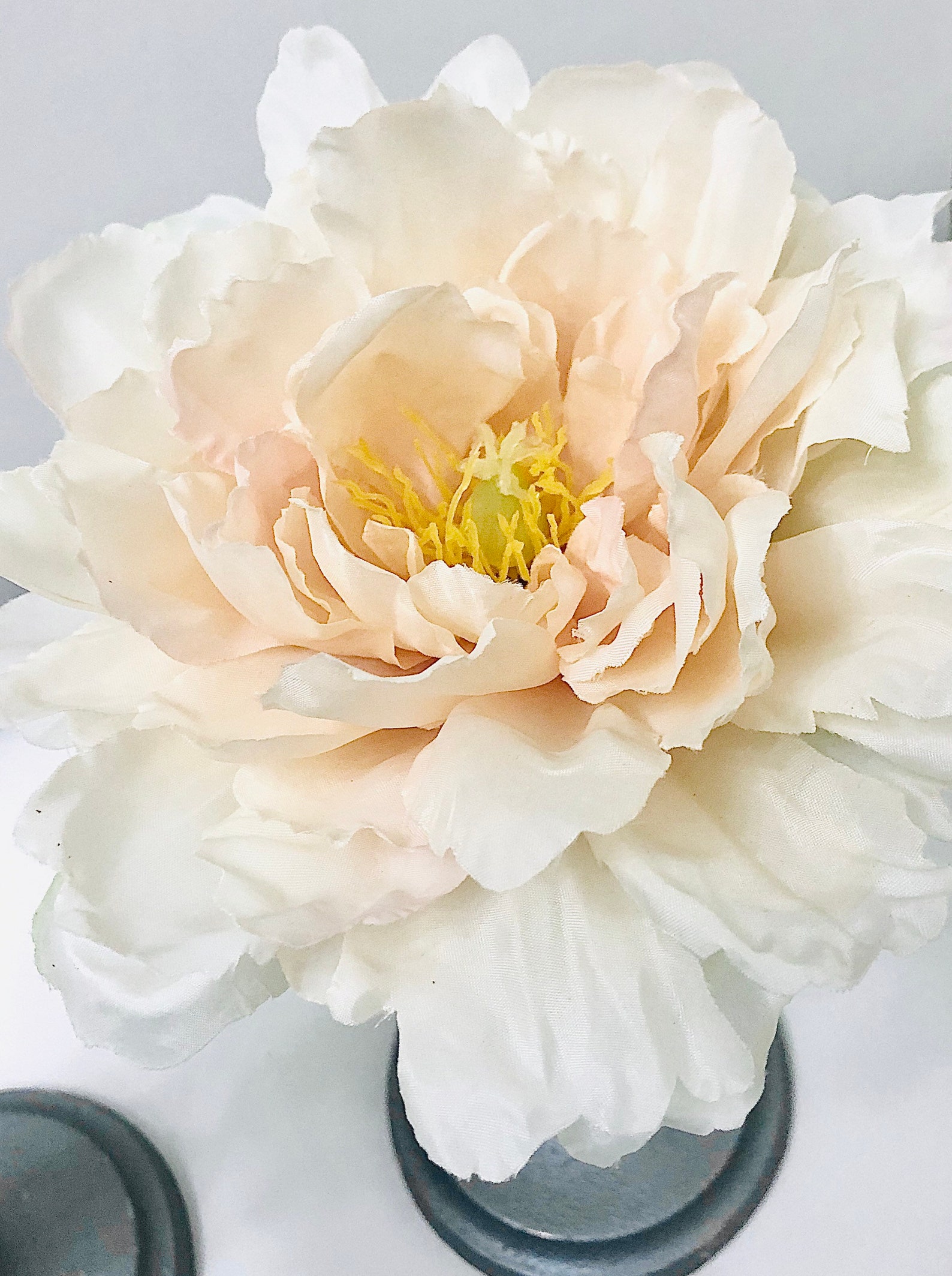 Faux Peony Flower Arrangement/ Chinese Peony/ Peony Floral Etsy