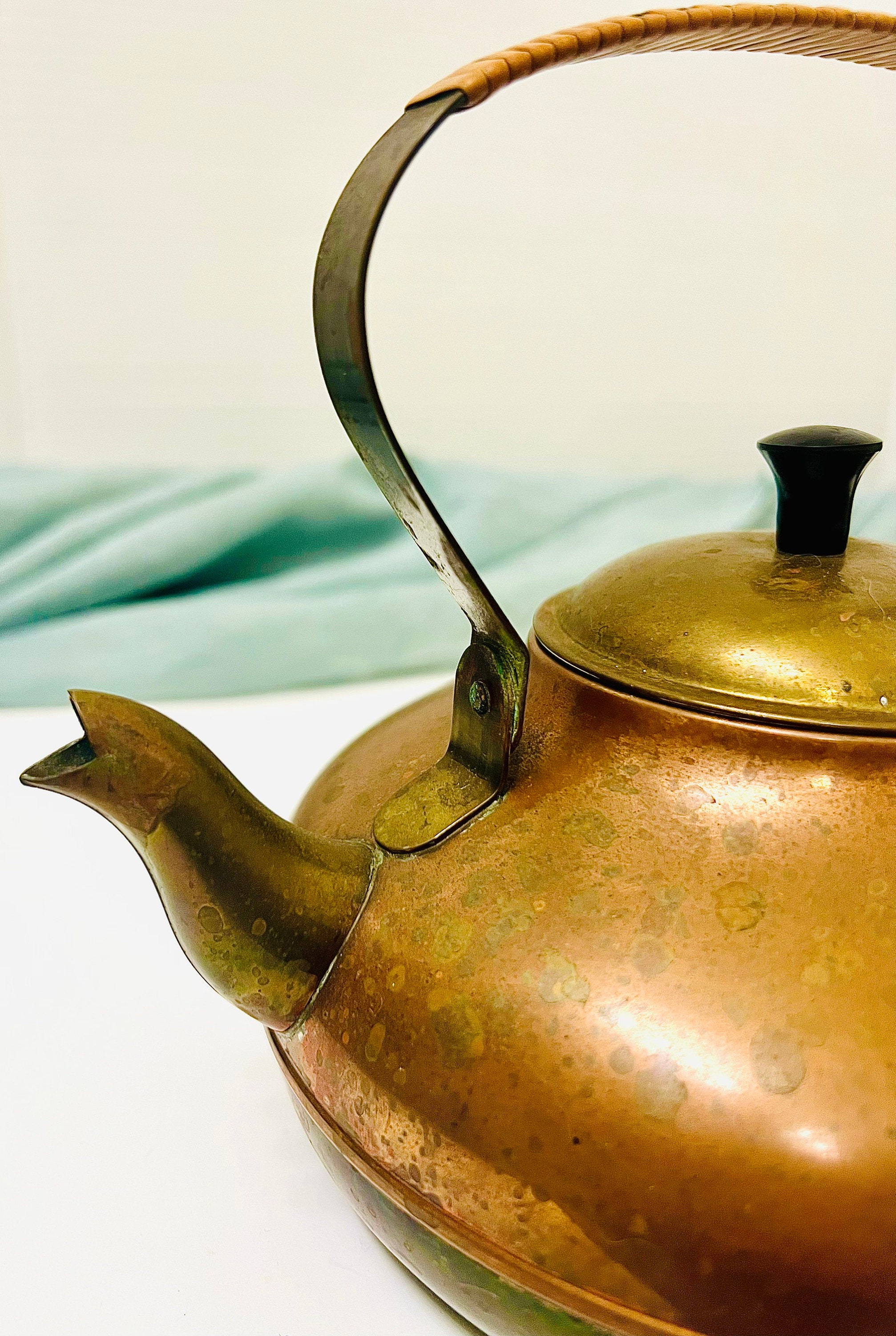 Antique Copper Tea Kettle/ Antique Tea Kettle/ Copper Tea Kettle
