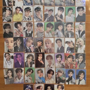 Tarjeta fotográfica de Stray Kids / Bangchan Hyunjin Han PC / SKZ Kpop oficial
