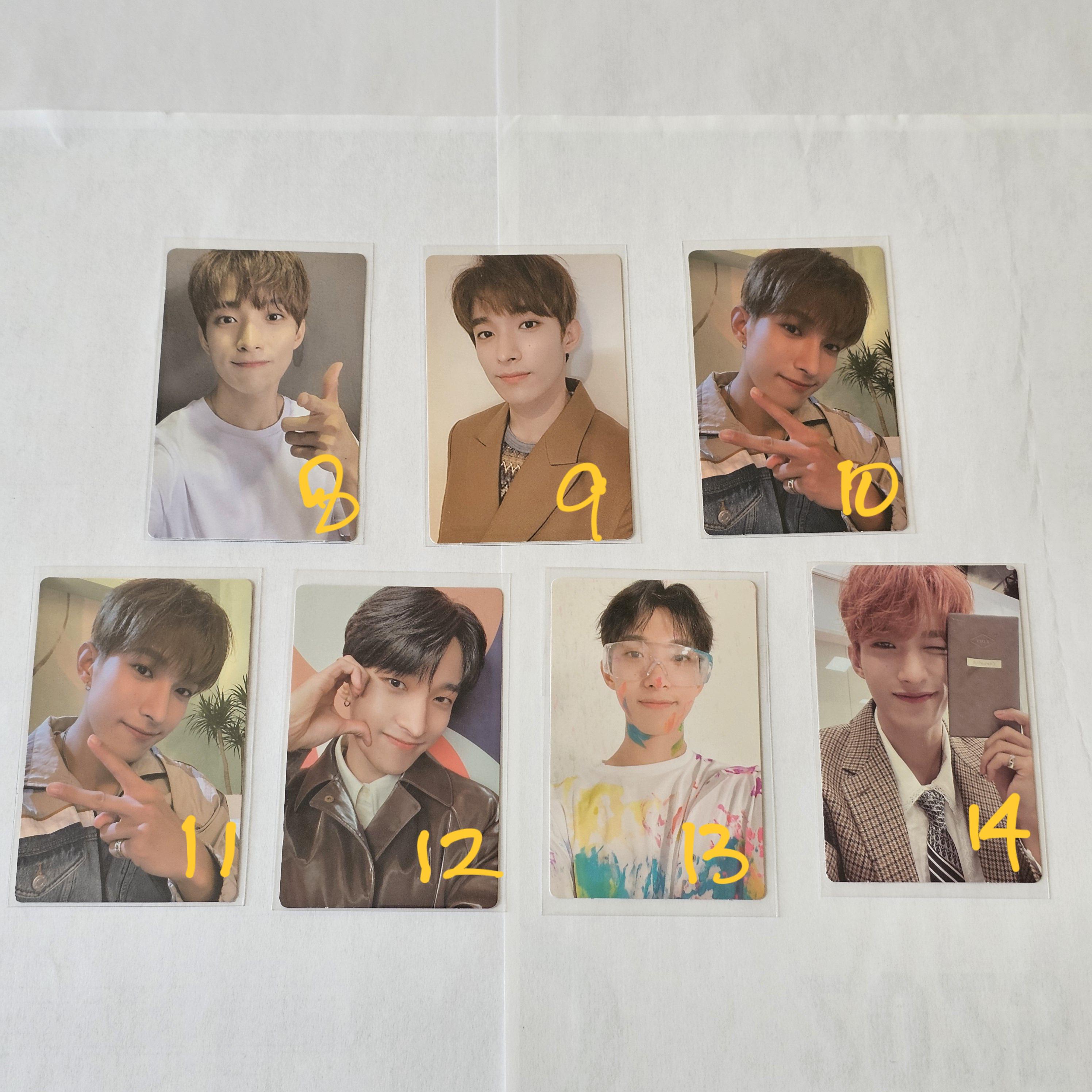 Seventeen Official Photocards | Mingyu, DK, Vernon | Carat Land