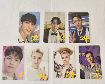 Seventeen Official Photocards | Mingyu, DK, Vernon | Carat Land