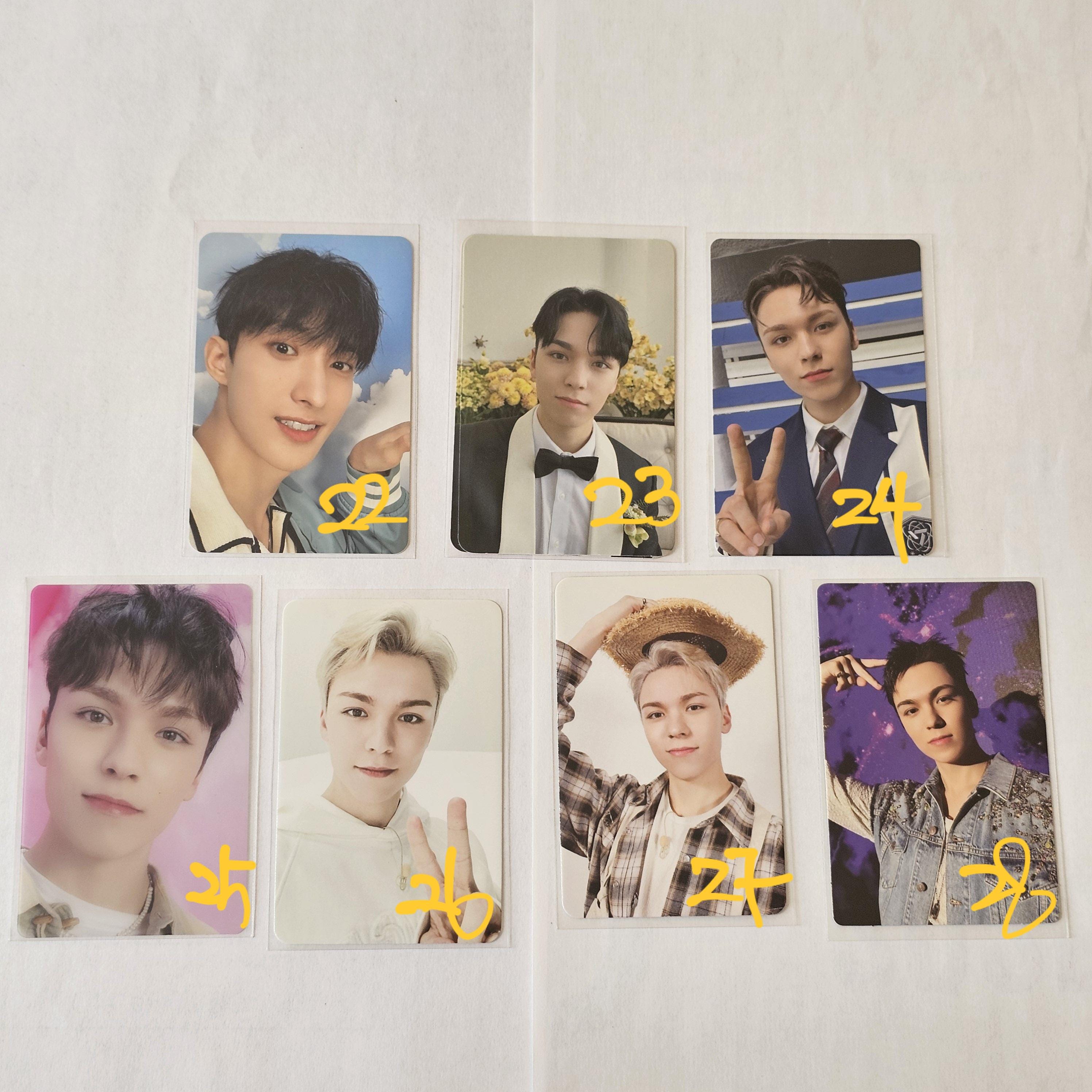 Seventeen Official Photocards | Mingyu, DK, Vernon | Carat Land