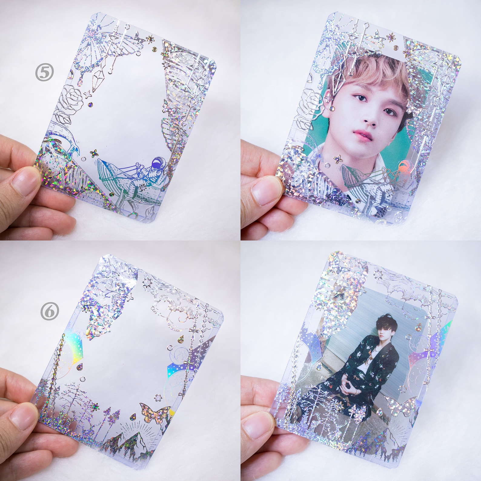 Decorated Toploader Custom toploader kpop Photocard holder Etsy