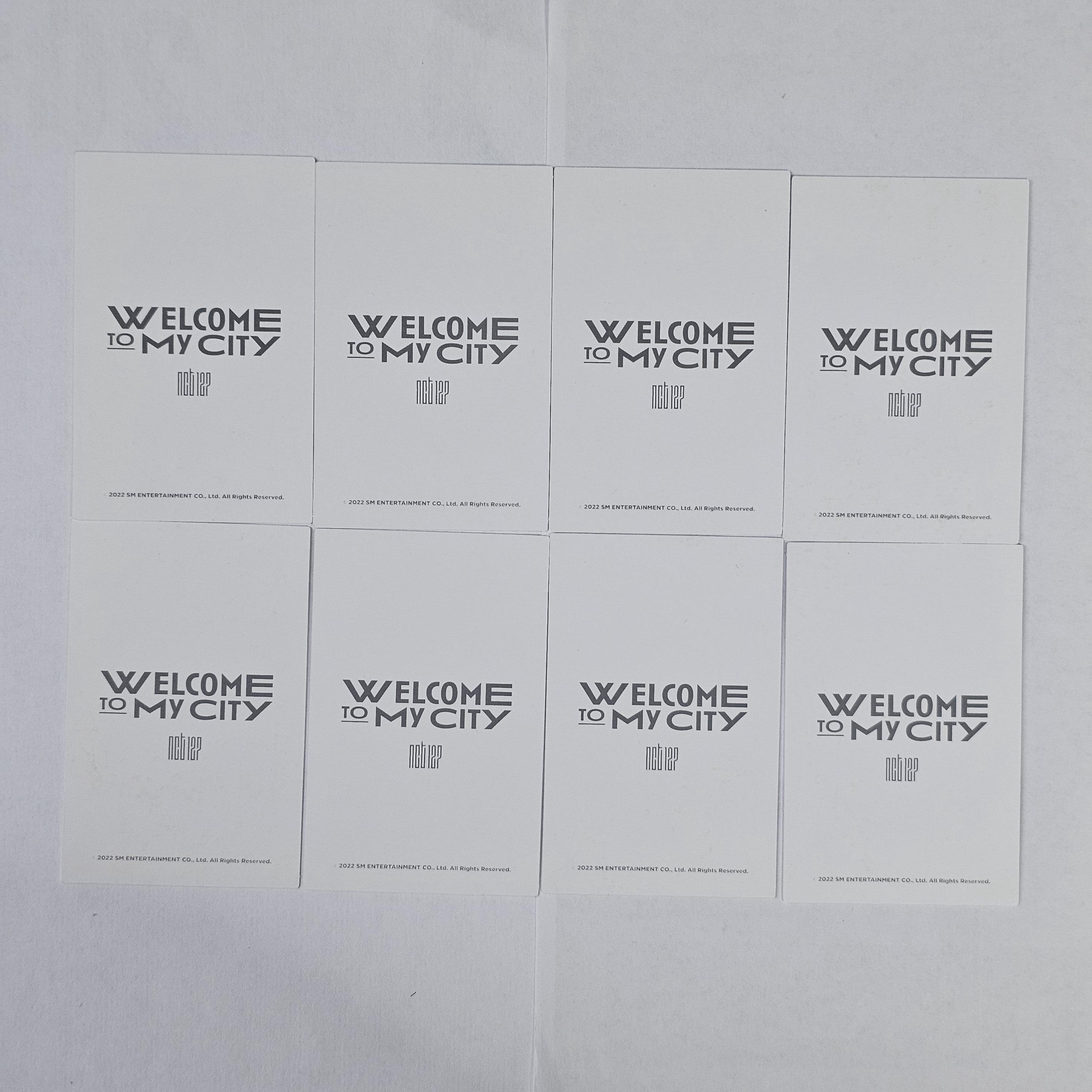 マーク NCT127 ラキドロ トレカ welcome to my city NCT 127 Exhibition Photocard Set – Welcome to My City (8 Members