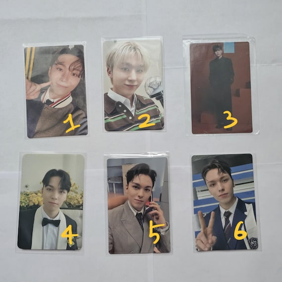 Seventeen Official Photocards | Seungkwan, Vernon, Dino | Carat