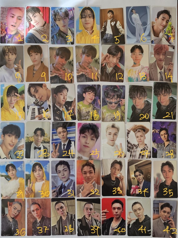 Seventeen Official Photocards | Mingyu, DK, Vernon | Carat Land