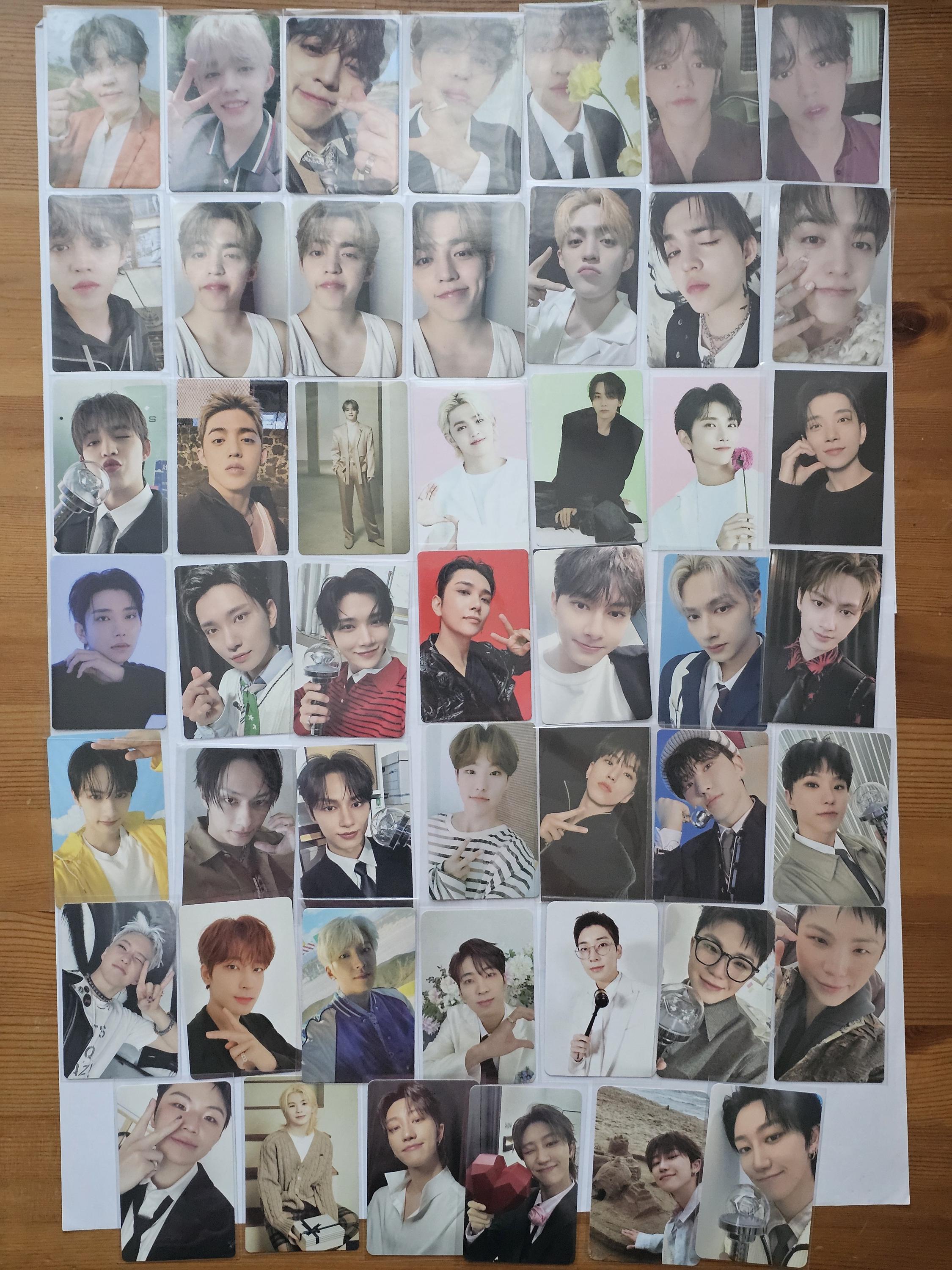 Seventeen K-pop Official Photocard | Scoups, Jeonghan, Joshua, Jun
