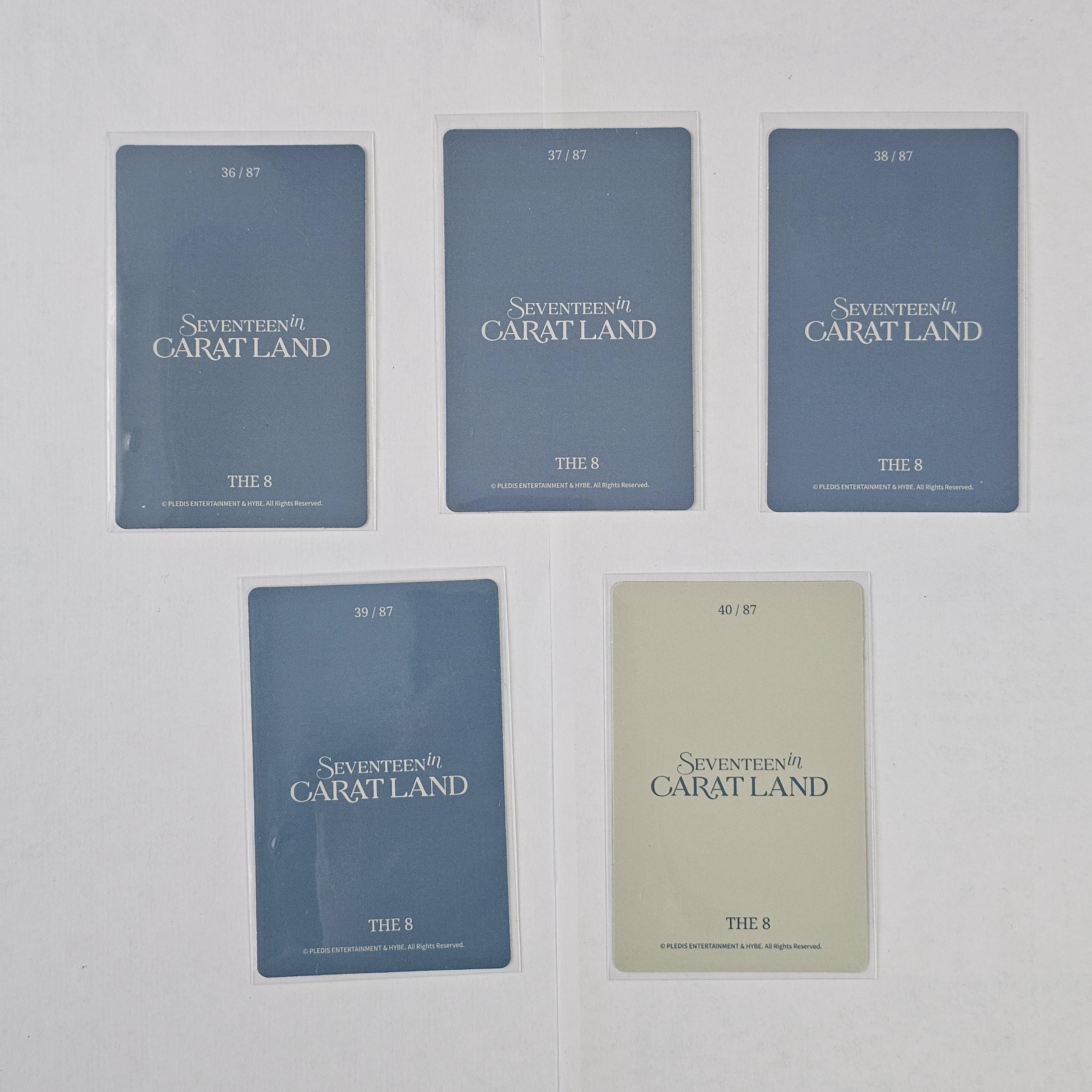 Seventeen The8 Minghao Tour Trading Card Set – Follow Again
