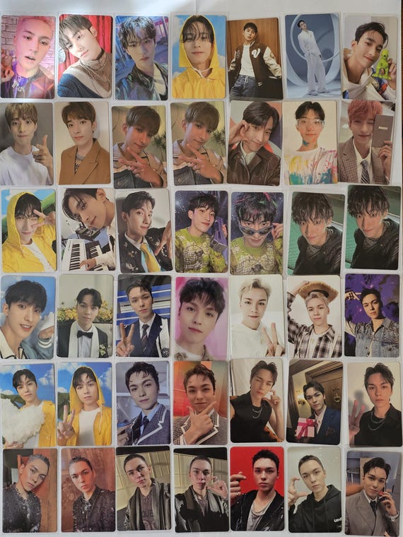 Seventeen Official Photocards | Mingyu, DK, Vernon | Carat Land