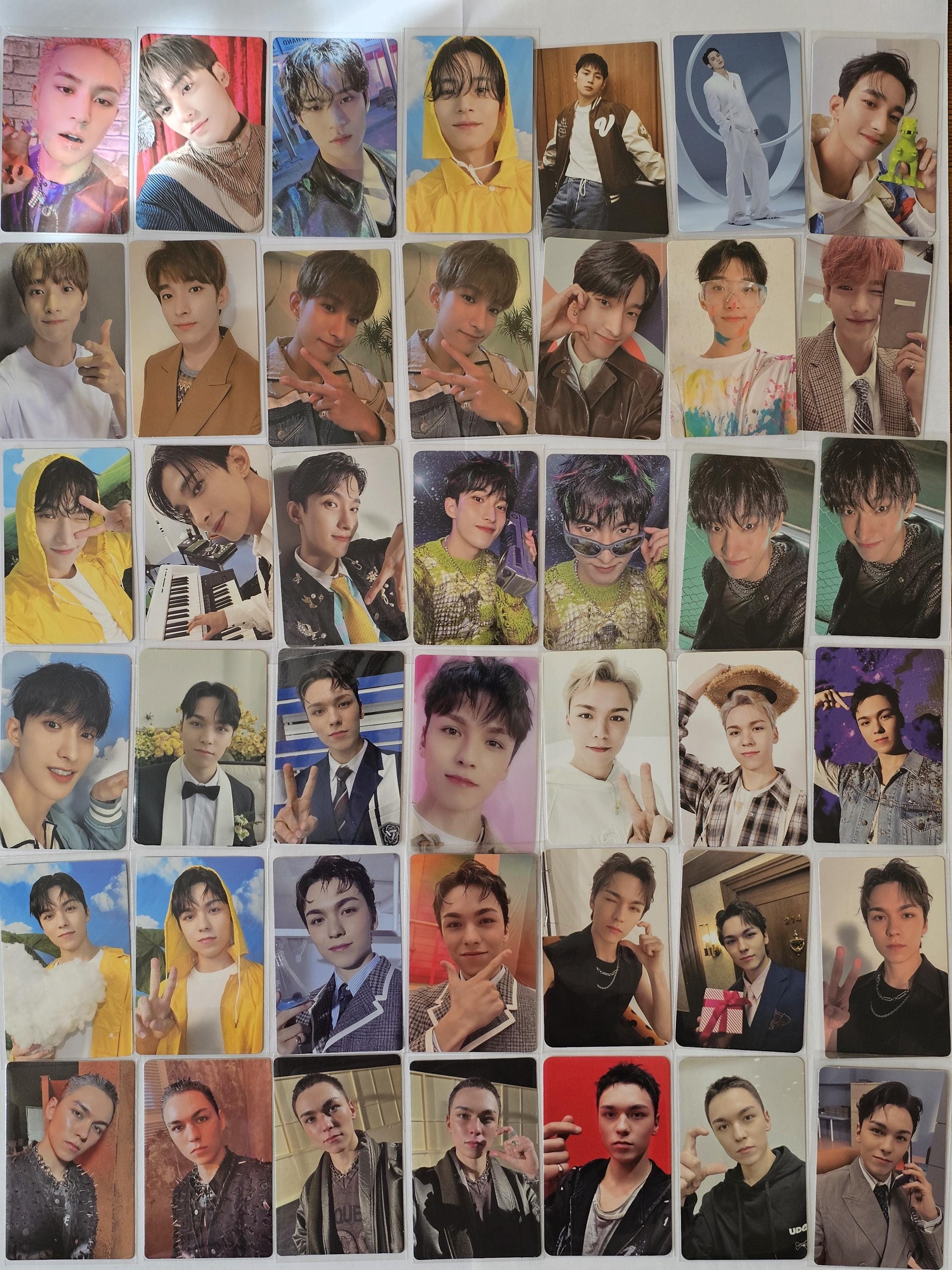 Seventeen Official Photocards | Mingyu, DK, Vernon | Carat Land