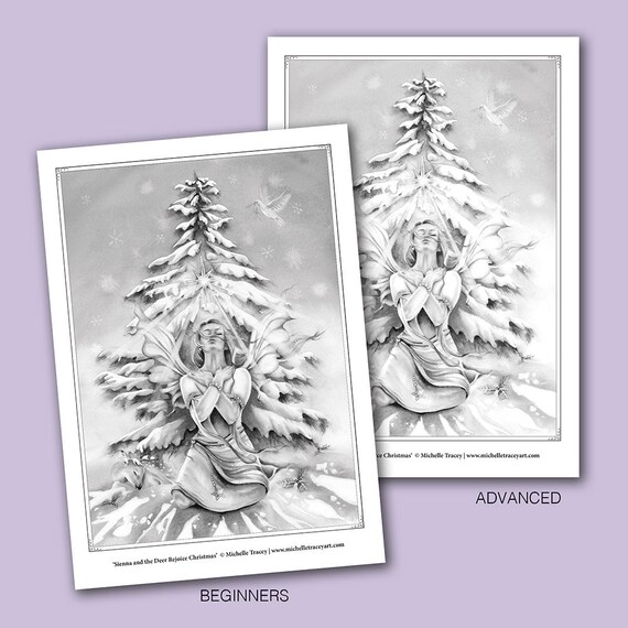 63+ Advanced Christmas Tree Coloring Pages For Adults