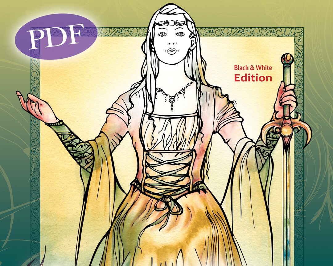 Spirit & Fantasy Coloring Book Coloring Book for Adults Fairy Coloring