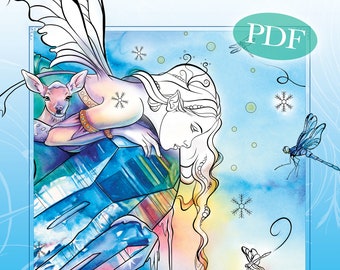 Sienna Fairy Målarbok: Förtrollande Mönster (PDF)