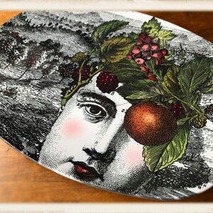 Lettuce Lady Serving Platter,vegetable art tray,durable indoor/outdoor tableware, serveware,entertaining,Mother's day gift 10029 image 6