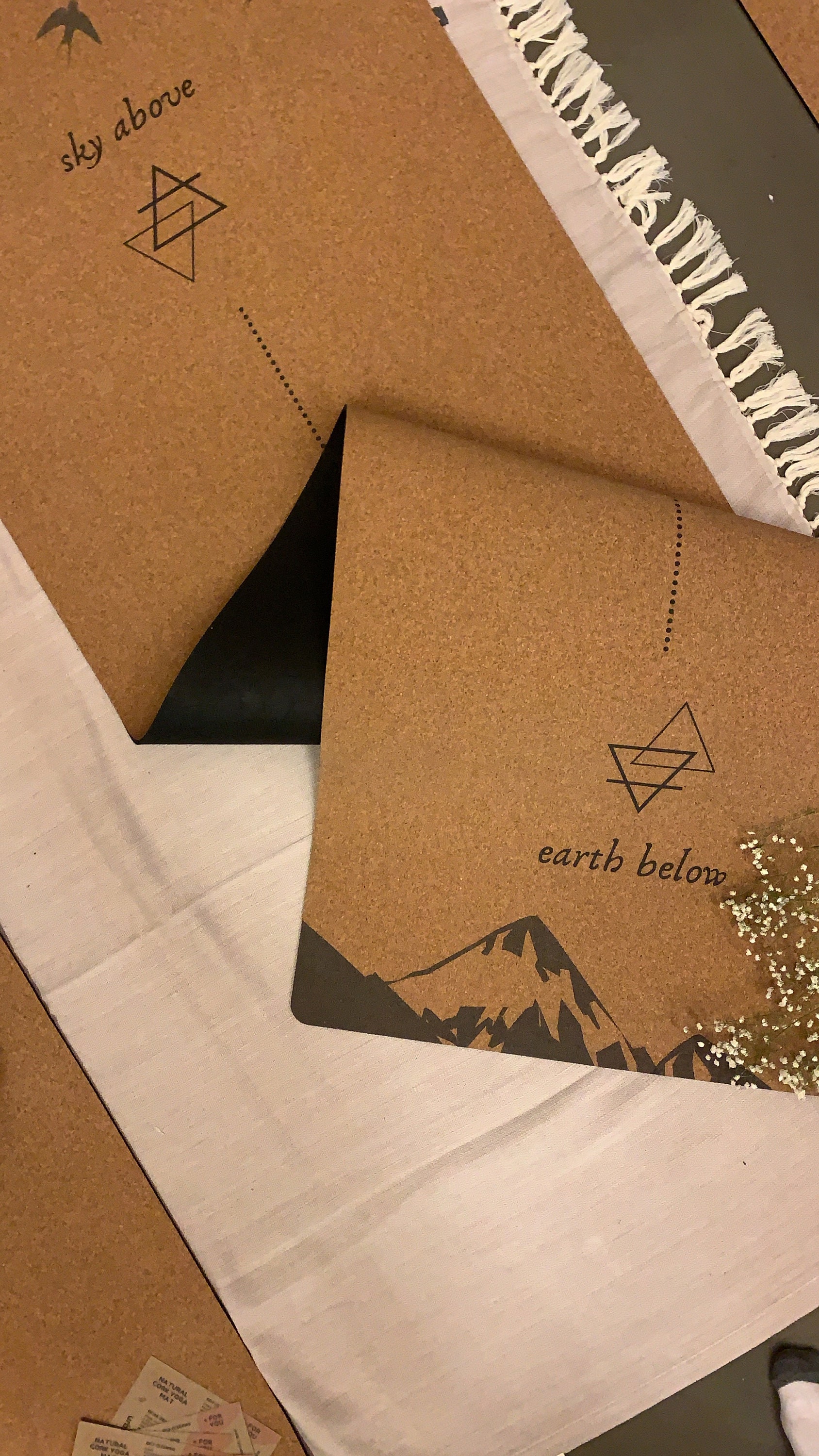 Alignment Cork Yoga Mat Sweat More for Extra Grip Etsy