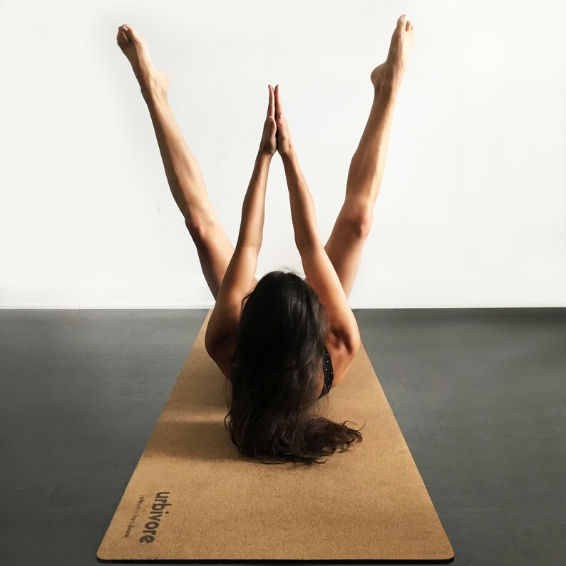 Extra Grip Cork Yoga Mat Sweat More for Better Grip Great Etsy Canada