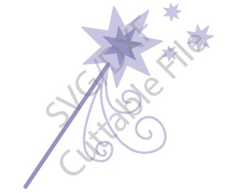 Download Princess wand svg | Etsy