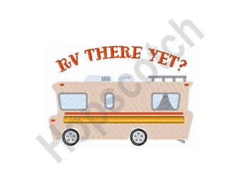 Recreational Vehicle - Machine Embroidery Design