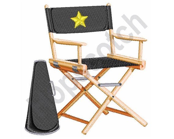 director chair machine embroidery