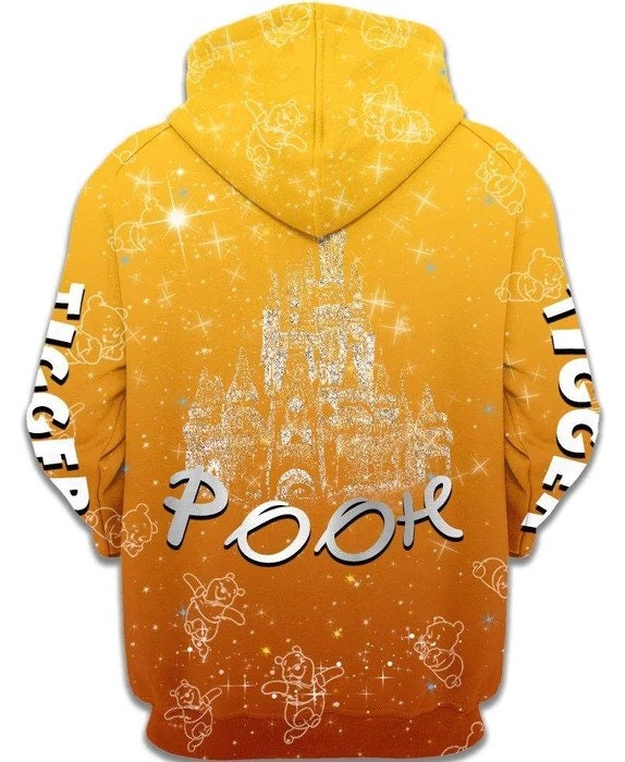Winnie The Pooh Pullover Hoodie, Disney Pooh Shirt, Disney Pooh Hoodie ...