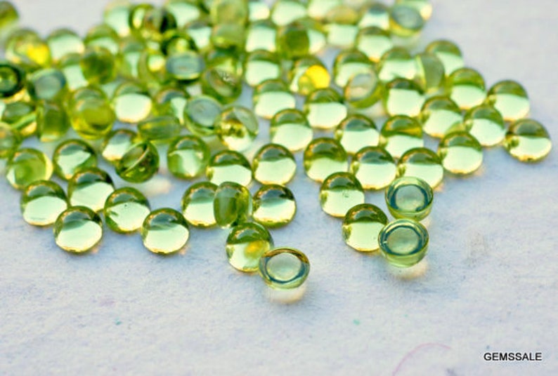 Quality 100/% Natural peridot round cabochon loose gemstone peridot cabochon best offer 50 pcs Lot 4mm PERIDOT Round Cabochon gemstone AAA+