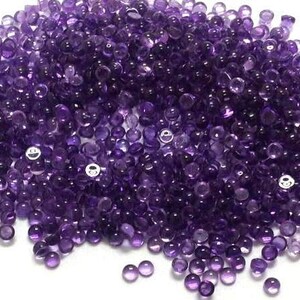 50 pieces 4mm Amethyst Cabochon Round Loose Gemstone, Amethyst Round Cabochon Loose Gemstone, Amethyst Cabochon Loose Gemstone image 4