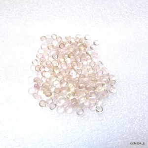 10 Pieces 4mm Rose Quartz Cabochon Round Gemstone - Rose Quartz Round Cabochon Gemstone - Rose Quartz Cabochon Round Loose Gemstone