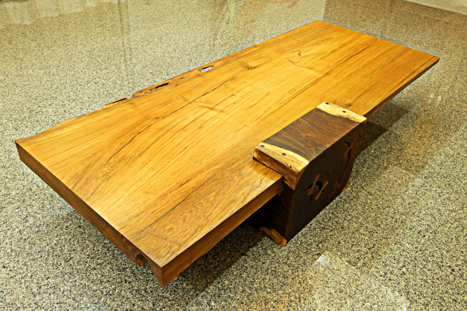 Teak wood coffee table Etsy