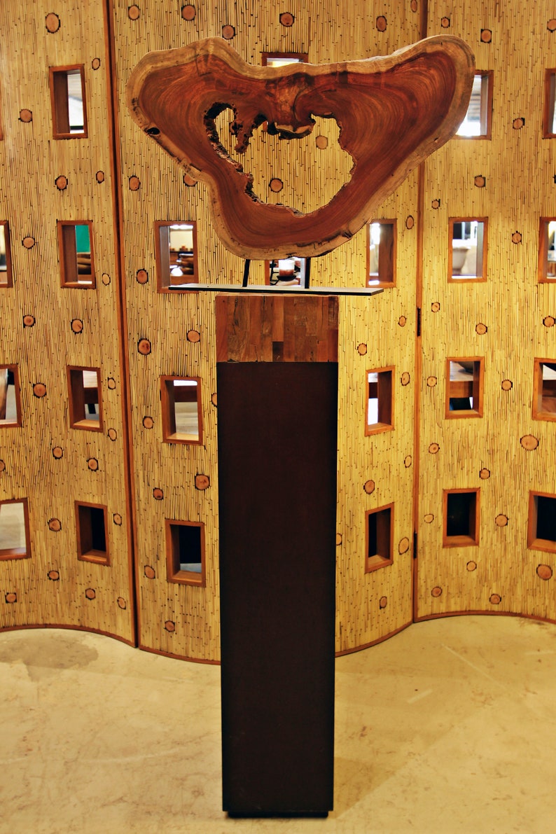 Acacia Wood Wall Decoration Solid Wood Wall Decor Live Etsy