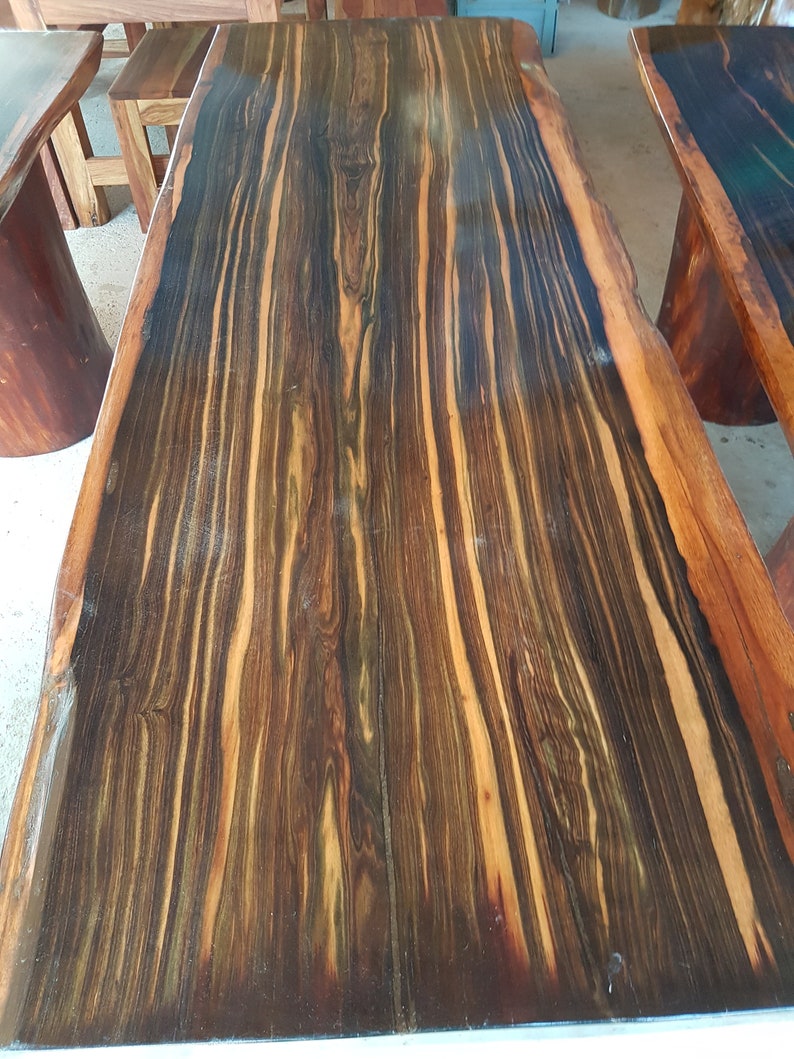 Macassar Ebony Slabs Macassar Wood Slab Table Coffee Table Etsy
