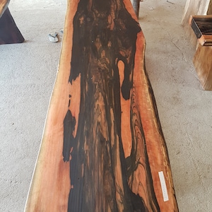 Macassar Ebony Slabs Macassar Wood Slab Table Coffee Table Console Table Live Edge Tabletop Live Edge Wood Slabs image 9