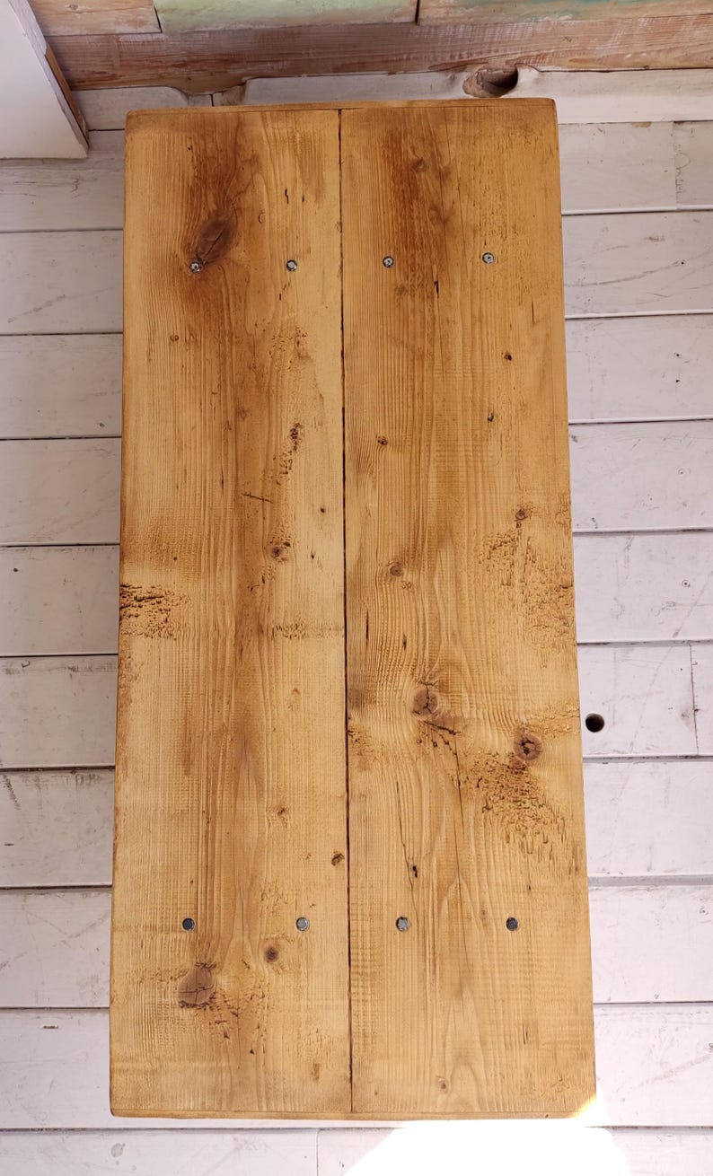 Coffee Table in Reclaimed Wood Etsy