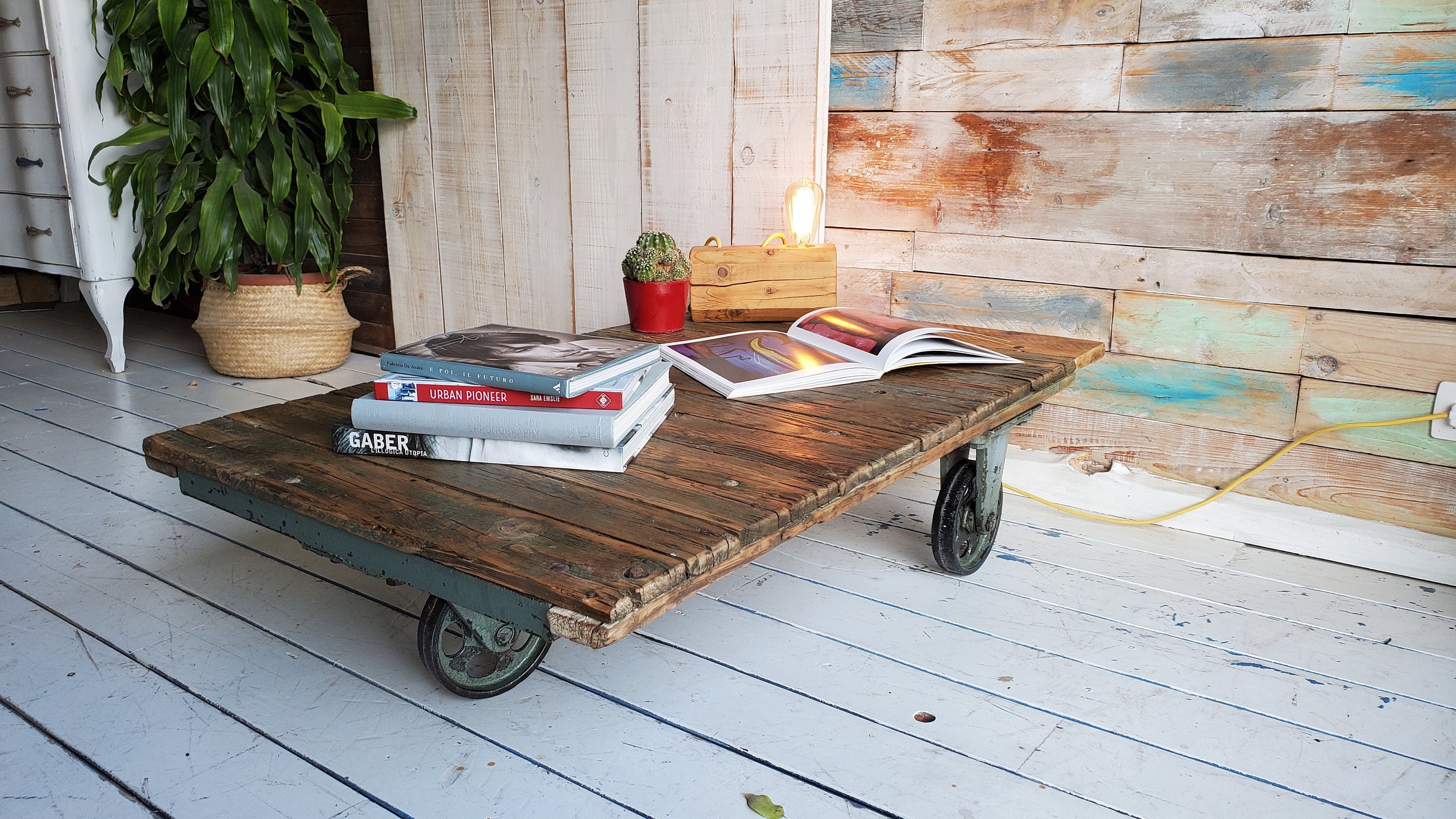 Etsy industrial coffee table discount
