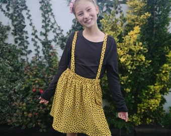 skater skirt with braces