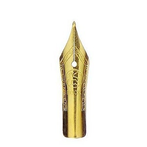 Bock 23k Gold plate Nib image 1