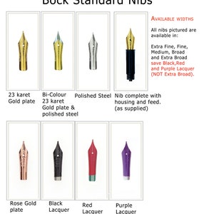 Bock 23k Gold plate Nib image 4