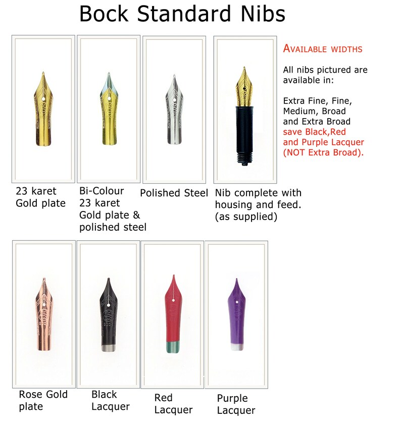 Bock 23k Gold plate Nib image 4