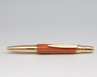 Zephyr Ballpoint Pen -  Bloodwood and Gold