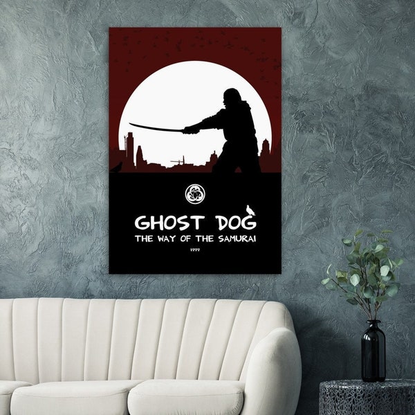 Ghost Dog, Ghost Dog: The Way of the Samurai, Classic Movie Posters, Film Poster, Home Decor, Wall Art, Wu Tang RZA, Jim Jarmusch, Geek Gift