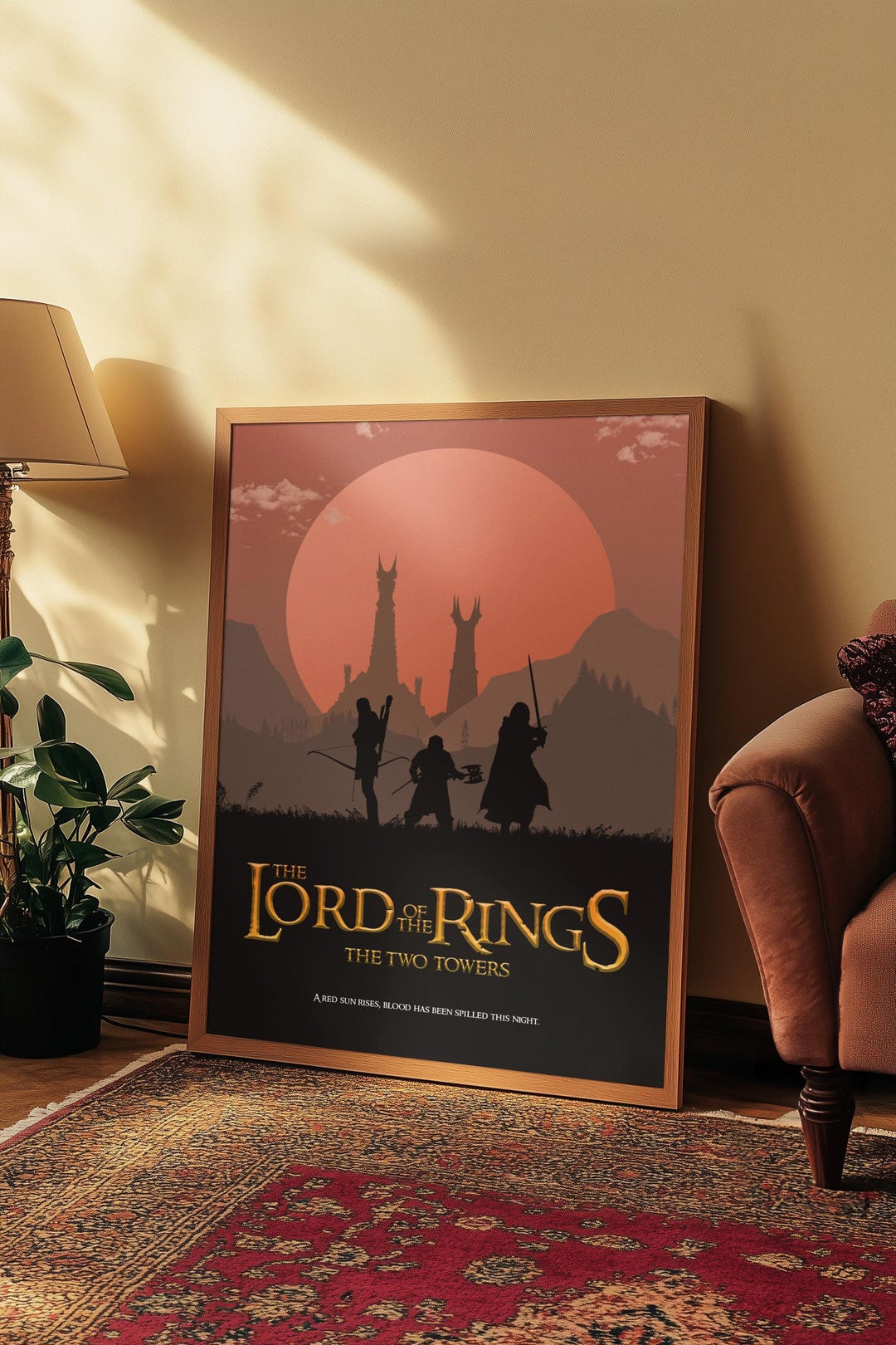 LOTR Poster Set Part 2 | the Two Towers Print | Lord of the Rings Wall ...