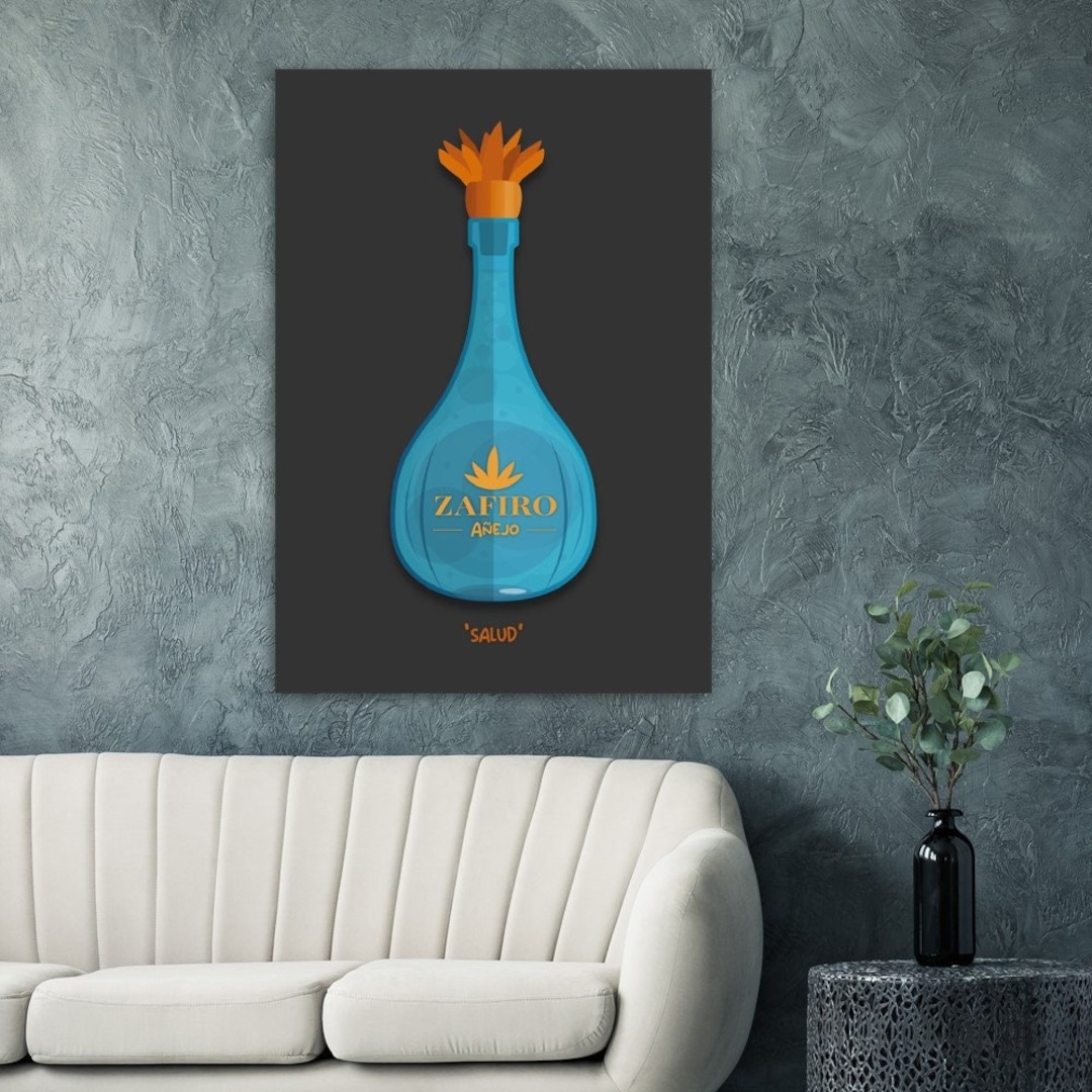 Zafiro Anejo Zafiro Better Call Saul Tequila Breaking Bad Etsy Italia