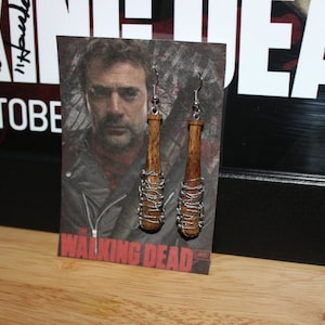 Negan Lucille Bat Prop/Replica ***Earrings*** ~~The Walking Dead~~***NEW***