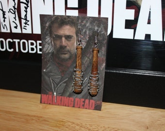 Negan Lucille Bat Prop/Replica ***Earrings*** ~~The Walking Dead~~***NEW***