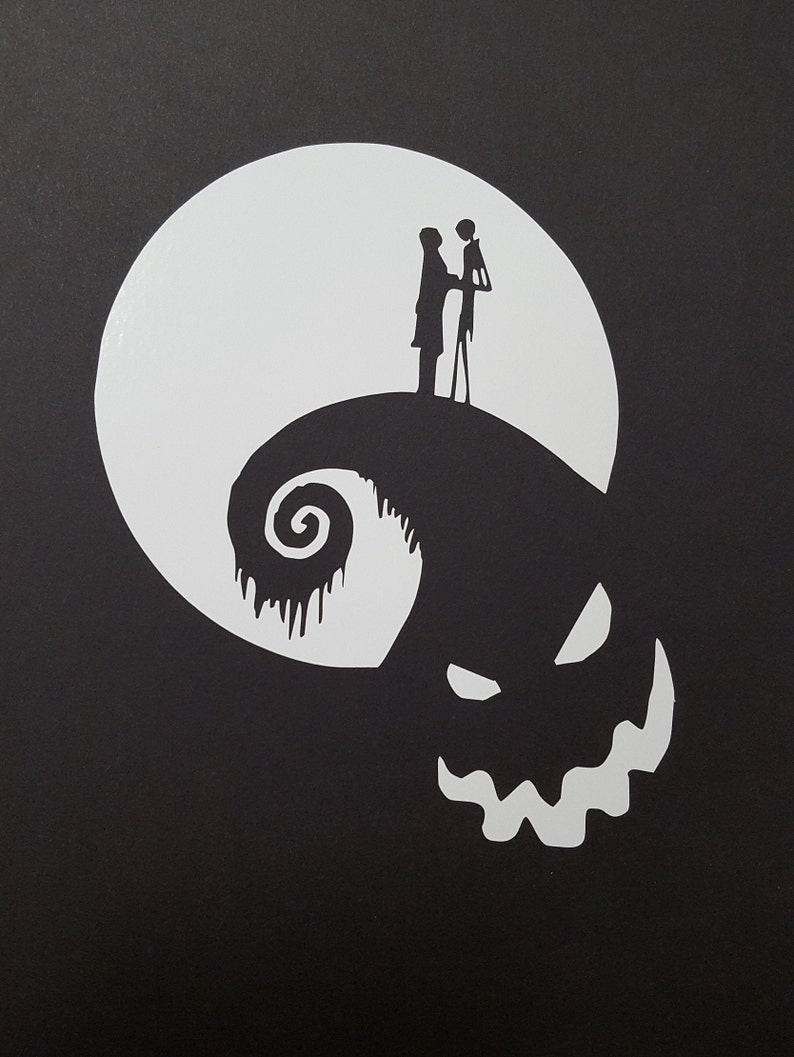 Nightmare Before Christmas Car Decal - Etsy