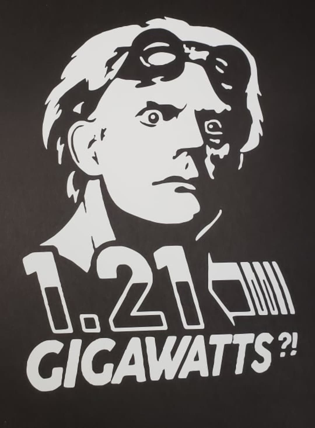 Back to the Future 1.21 Gigawatts Etsy