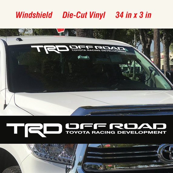 TRD Toyota Tacoma Racing Motor Sports Decal Vinyl Decal Sticker Large Size 2pcs