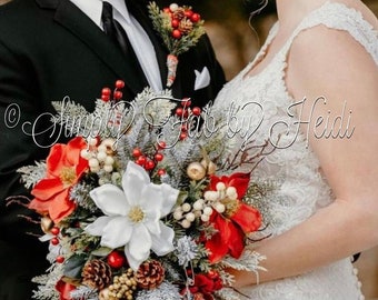 Wedding Flowers, Wedding Package, Wedding Bouquet, North Carolina South Carolina Virginia Tennessee, shipping available upon request